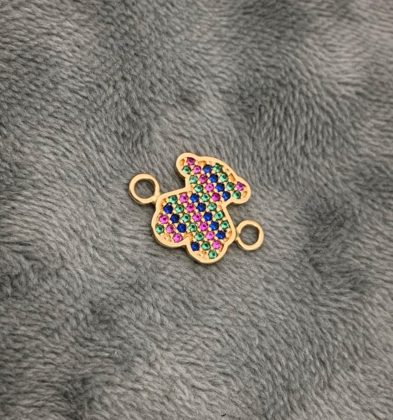 Herraje De Oso Oro Amarillo 18k 1.1gr