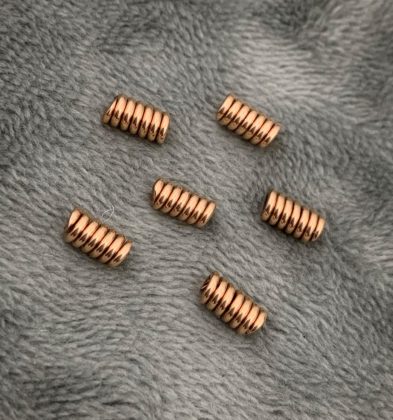 Herraje Resorte Oro Rosa 18k 0.35gr 0.5cm