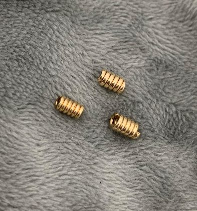 Herraje Resorte Oro Amarillo 18k 0.35gr