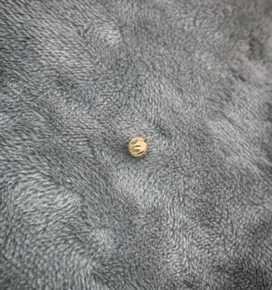 Bola Diamantado Italiano 4mm Oro Amarillo 18k