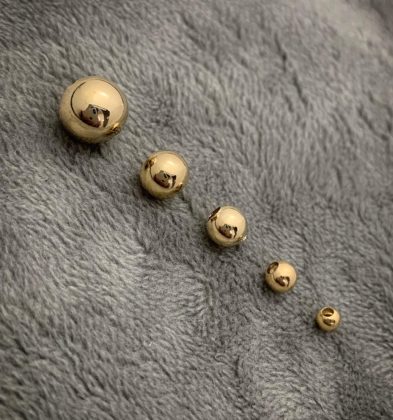 Bola Lisa 6mm Oro Amarillo 18K