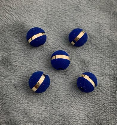 Neoros Azules 1 raya Oro Amarillo 18k #8mm