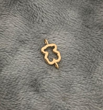 Herraje De Oso Oro Amarillo 18k 0.5 gr