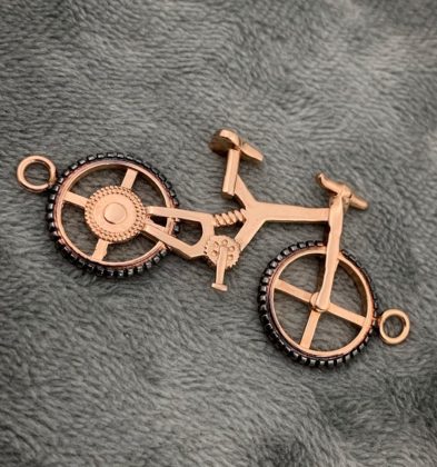 Herraje De Bicicleta Oro Rosa 18K 5.7 gr