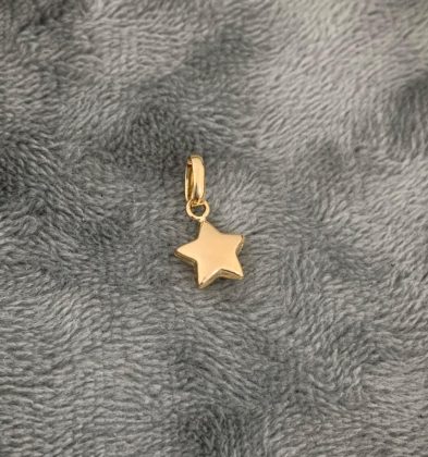 Dije de estrella en Oro Amarillo 18k 0.4gr