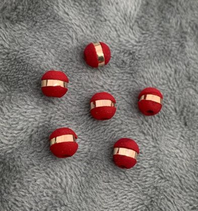 Neoros Rojos 1 raya Oro Rosa 18k #6mm