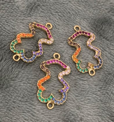 Herraje De Oso Oro Amarillo 18k 1.1gr