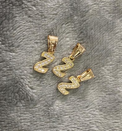 Dije De Letra Z Oro Amarillo 18k 0.35 gr