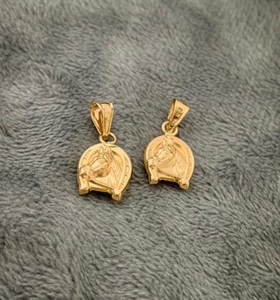 Dije de Caballo en Oro Amarillo 18K 0.55 gr