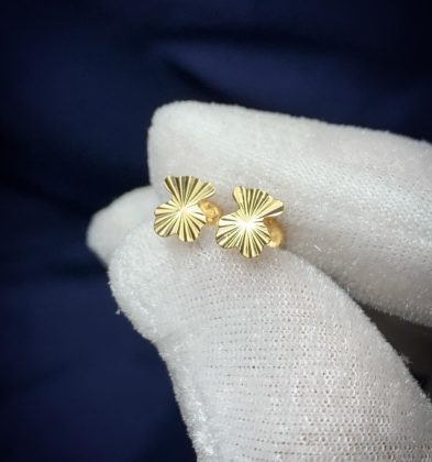 Topos de Oso Th  diamantado  en Oro Amarillo 18K 0.75gr