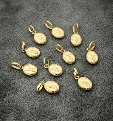 Dije de San miguel Arcangel en Oro Amarillo 18K 0.35gr