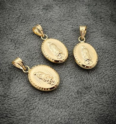 Dije de la Virgen de Guadalupe en Oro Amarillo 18K 0.9gr