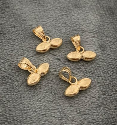 Dije de Ojos de santa lucia en Oro Amarillo 18K 0.3gr