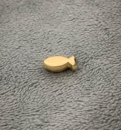 Herraje De Pez Oro Amarillo 18K 0.3 gr