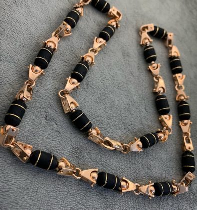 60cm Cadena Rustica Oro Rosa 18k 61.3gr 0.7mm