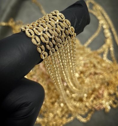 45 cm Cadena Canutillo Oro Amarillo 18K 6.0 gr 3.5 mm