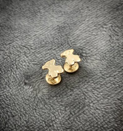 Topos De Osos TH Oro Amarillo 18k 0.65gr 7.2mm