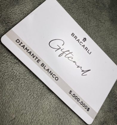 Tarjeta De Regalo Bracarli Para Canjear En Diamante Blanco $5´000.000