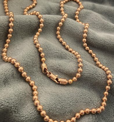 70cm Cadena Militar Lisa 29.5gr 4mm