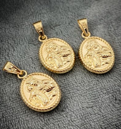 Dije Virgen Del Carmen Oro Amarillo 18k 1.5gr 2.9cm