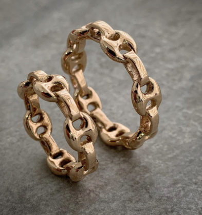 Anillos Por Fabricación Personalizado Oro Rosa 18k A Partir De 6gr