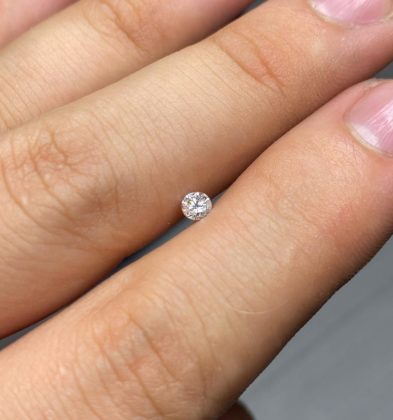 Diamante Blanco 0.14 Qts  Medida 3.3mm