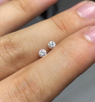 Diamante Blanco 0.18 Qts medida 3.7mm