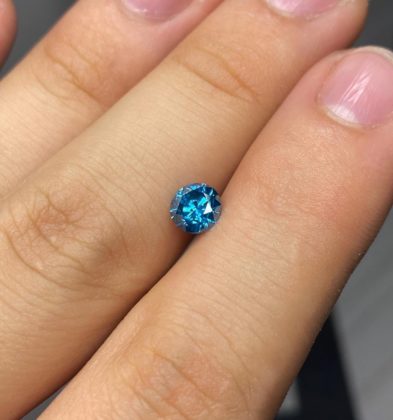 Diamante Azul 0.84 Qts Medida 5.8mm