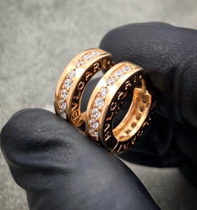 Candonga BV Con Swarovski Blanco Oro Rosa 18k 8.2gr  14.8mm