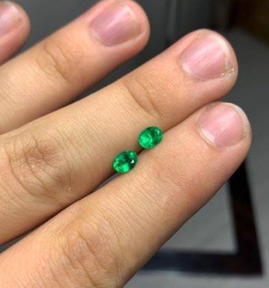 Esmeralda Ovalada 0.40 Qts