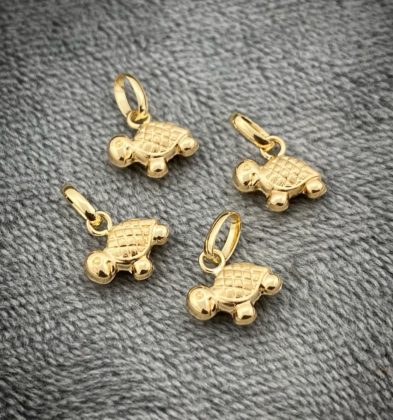 Dije De Tortuga Oro amarillo 18k 0.3gr 1.0 cm