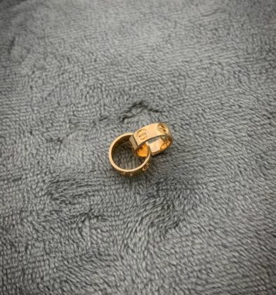 Herraje De BV Oro Amarillo 18k 1.4gr 0.9 cm