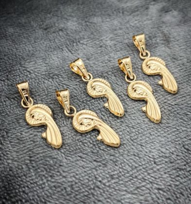 Dije De La Virgen De Guadalupe Oro Amarillo 18k 0.5 gr 2.3 cm