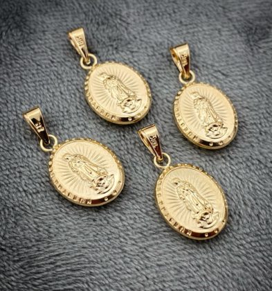 Dije De La Virgen De Guadalupe Oro Amarillo 18k 0.9gr 2.2 cm