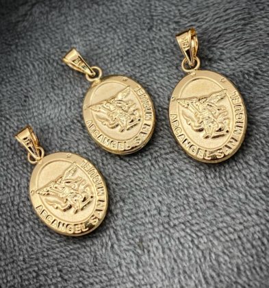 Dije De Arcangel San Miguel Oro Amarillo 18k 1.1gr 2.5 cm