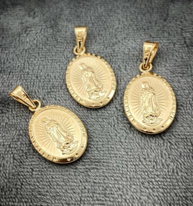 Dije De La Virgen De Guadalupe Oro Amarillo 18k 1.6gr 3.0 cm