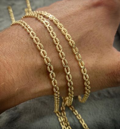 65 cm Cadena Canutillo Oro Amarillo 18K 8.15 gr 4mm